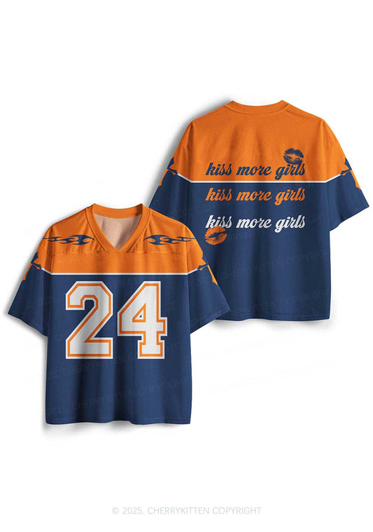 Custom Kiss More Girls Pride Y2K Sport Jersey Shirts Cherrykitten