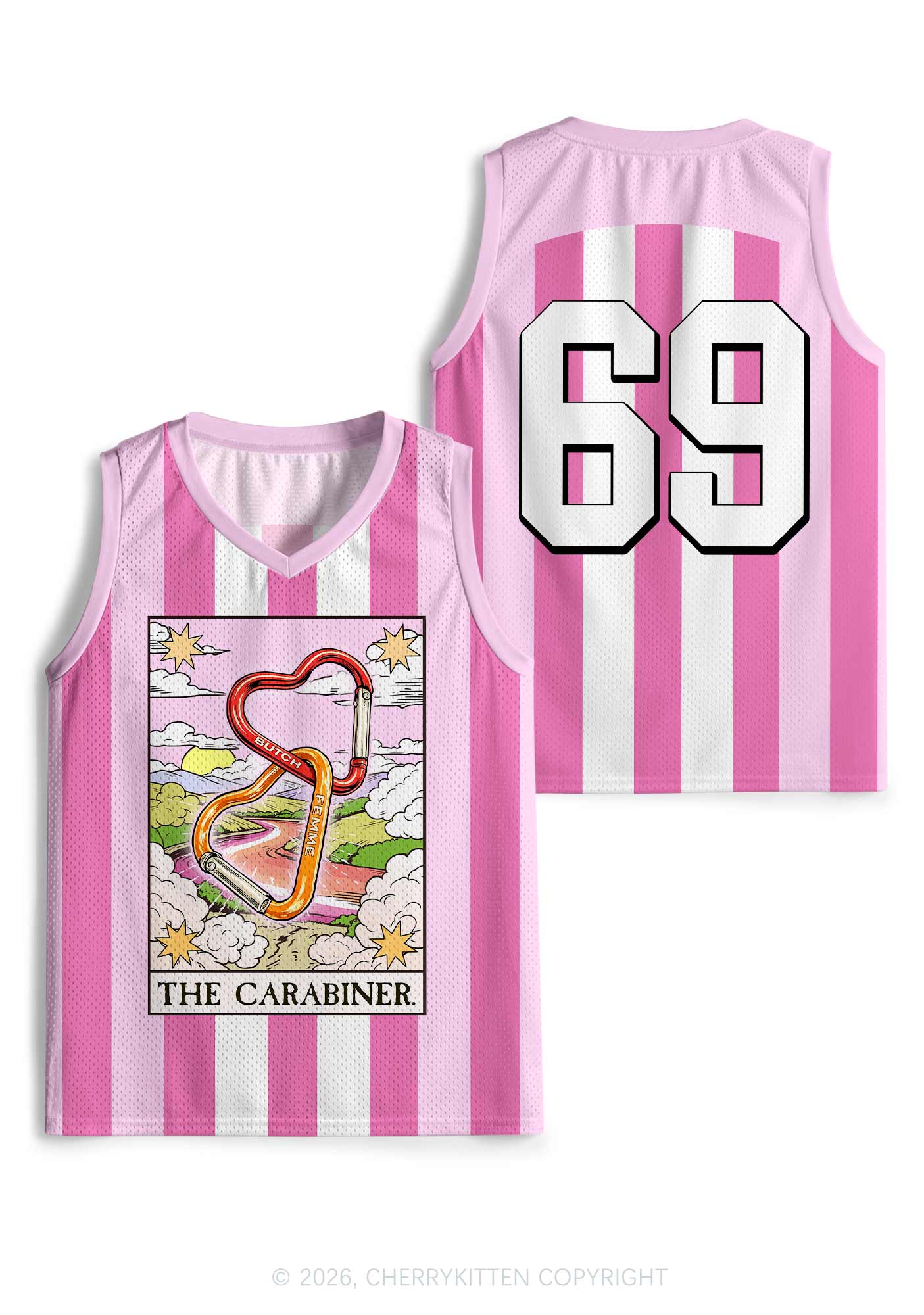 The Carabiner Pride Y2K Sport Jersey Tank Cherrykitten