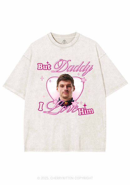 Daddy I Love The Driver Y2K Shirts Washed Tee Cherrykitten