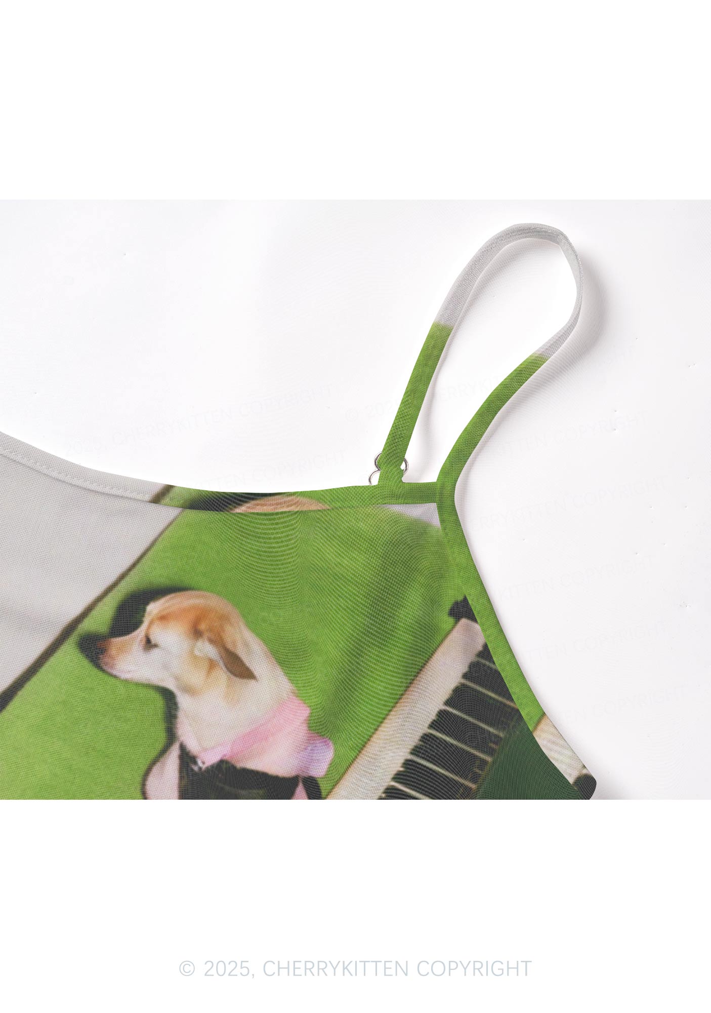 Piano Pups Y2K Mesh Cami Tank Cherrykitten