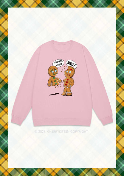 I Can't Feel My Legs Christmas Y2K Sweatshirt Cherrykitten