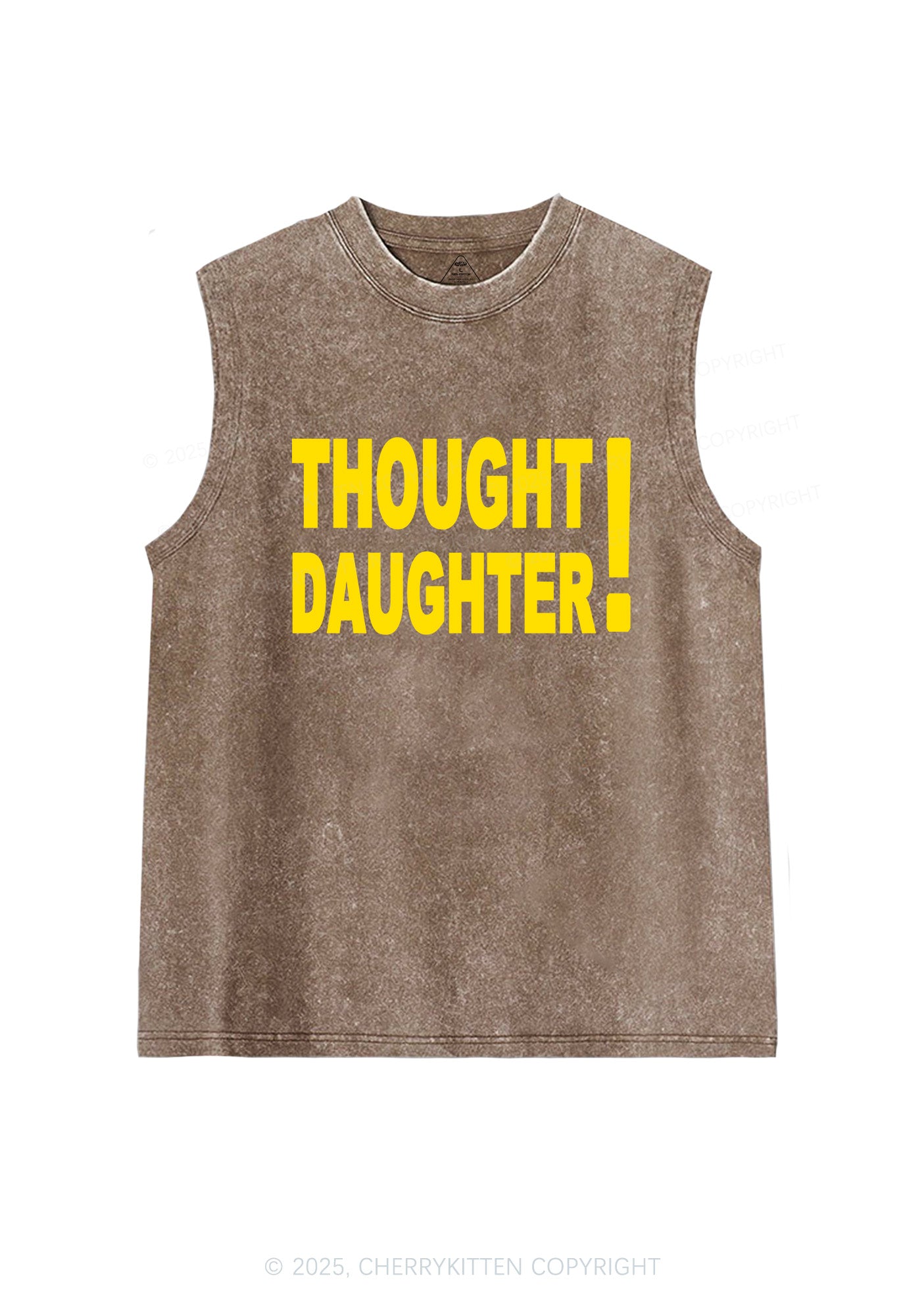 Thought Daughter Y2K Washed Muscle Tank Cherrykitten