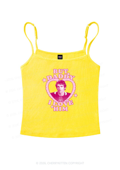 But Daddy I Love CS Y2K Spaghetti Strap Cami Cherrykitten