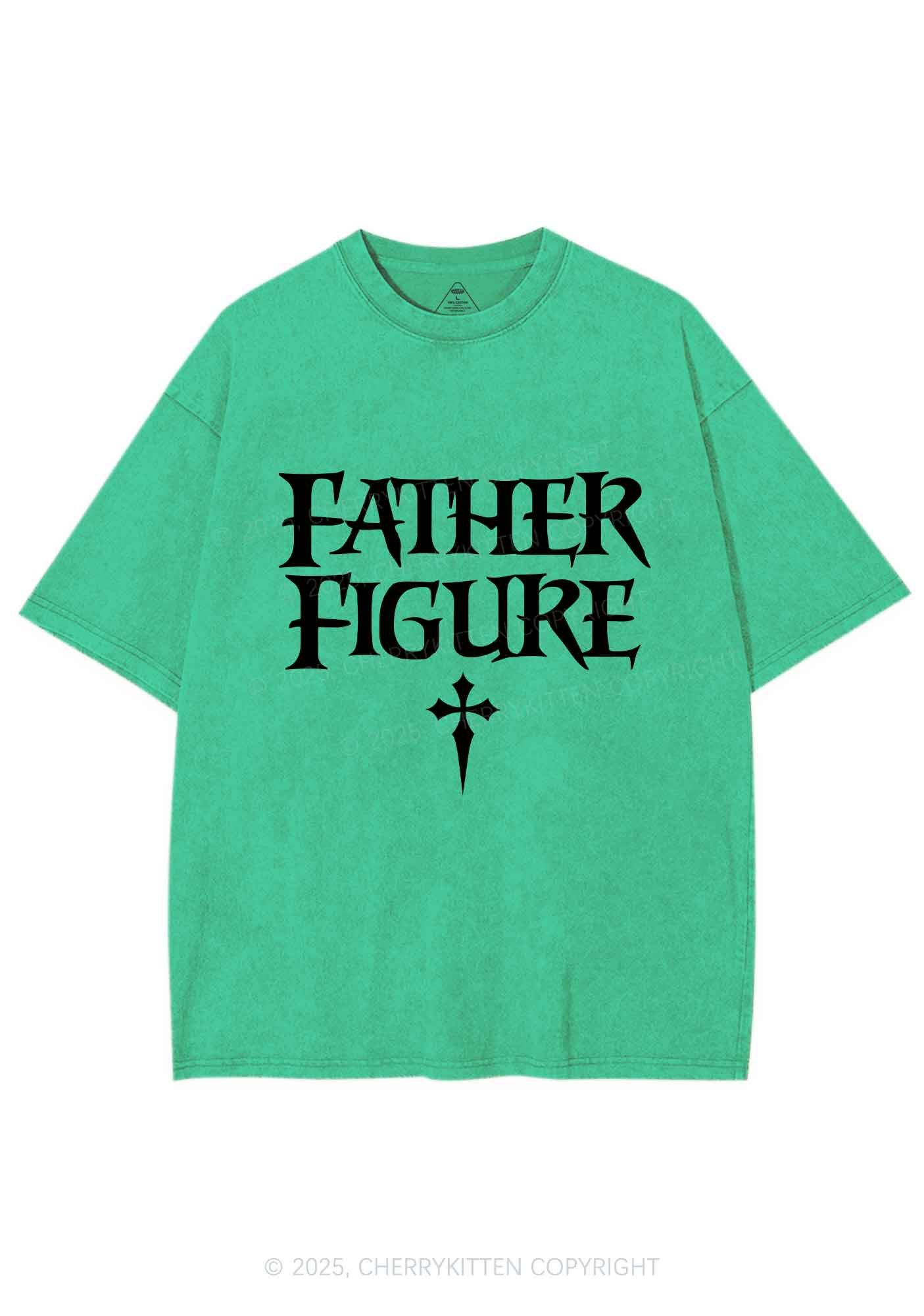 Halloween Father Figure Y2K Shirts Washed Tee Cherrykitten