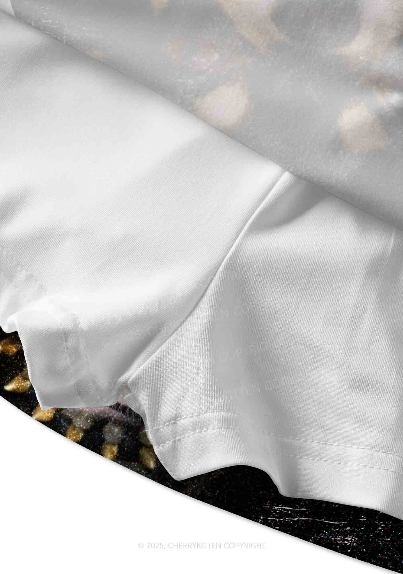 Growling Puppy Y2K Print Mini Skirt Cherrykitten
