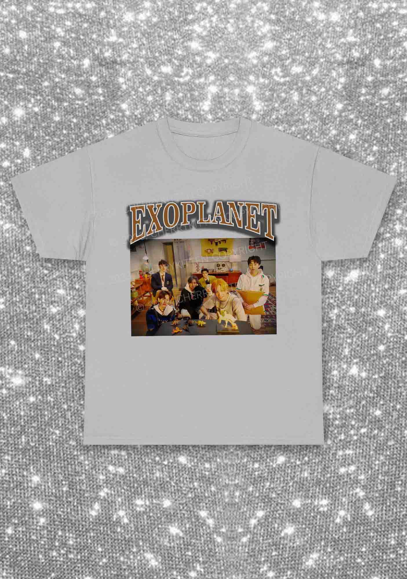 Exoplanet Kpop Y2K Chunky Shirt Cherrykitten