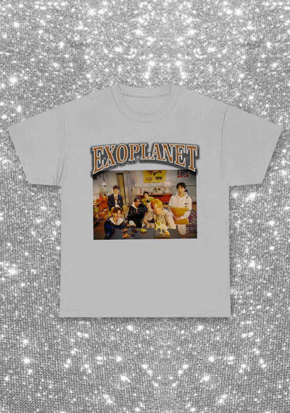 Exoplanet Kpop Y2K Chunky Shirt Cherrykitten