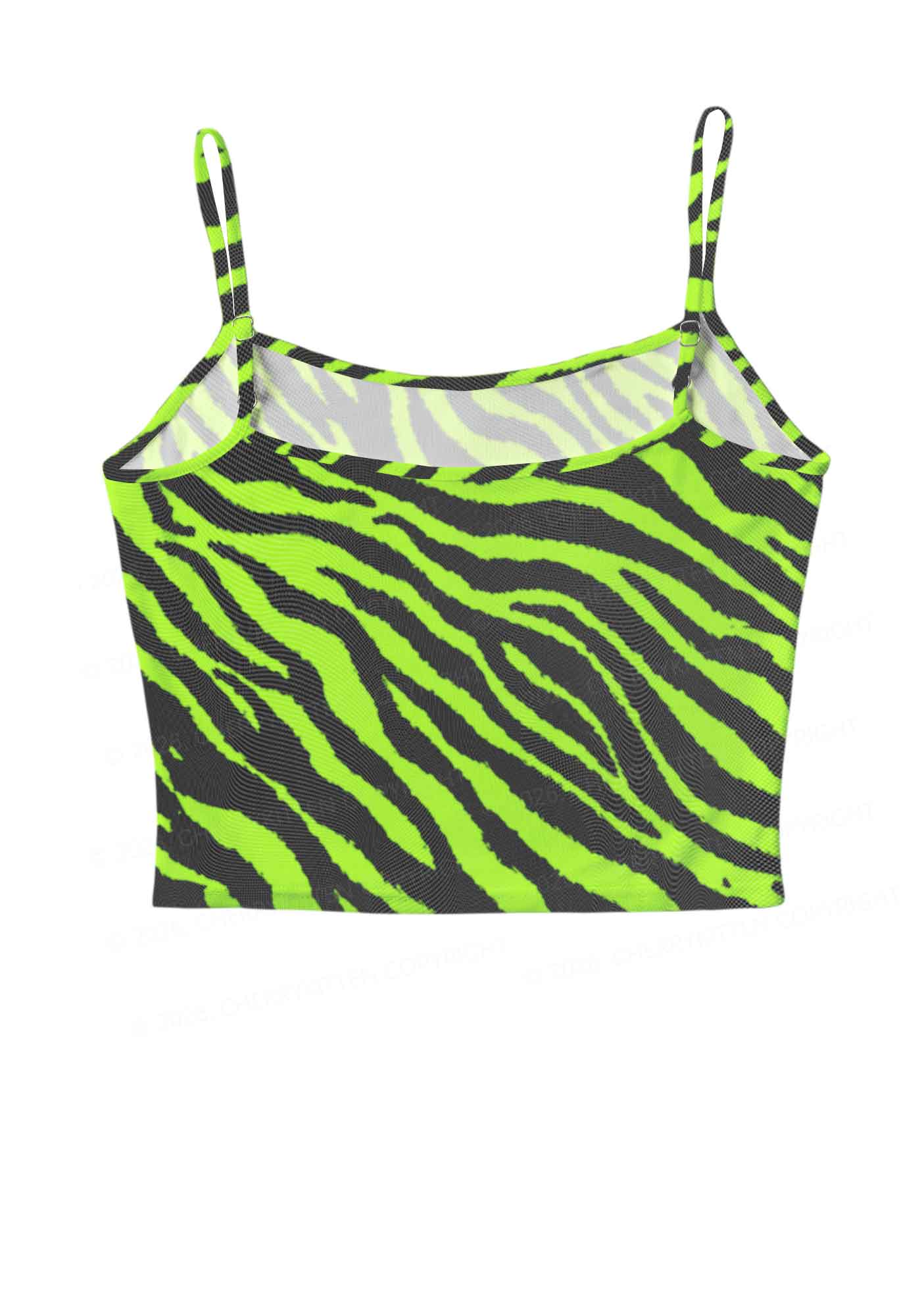 Green Zebra Y2K Mesh Cami Tank Cherrykitten
