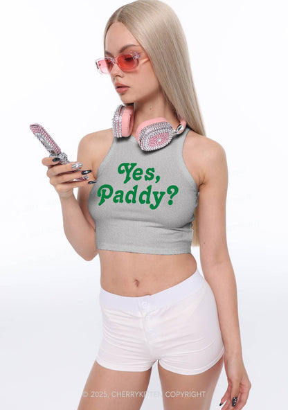Yes Paddy St Patricks Y2K Crop Tank Top Cherrykitten