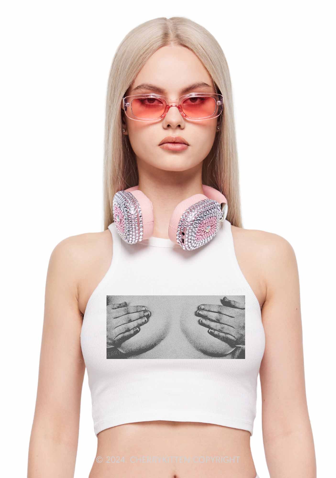 Touch Bxxbs Y2K Crop Tank Top Cherrykitten