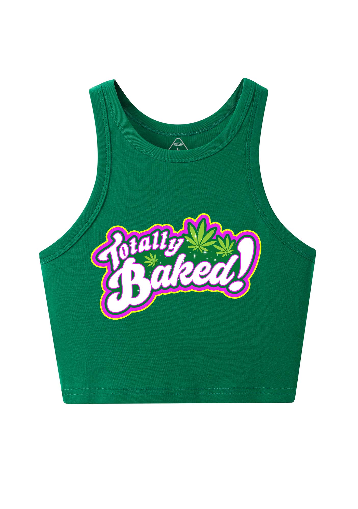 Totally Baked Y2K Crop Tank Top Cherrykitten