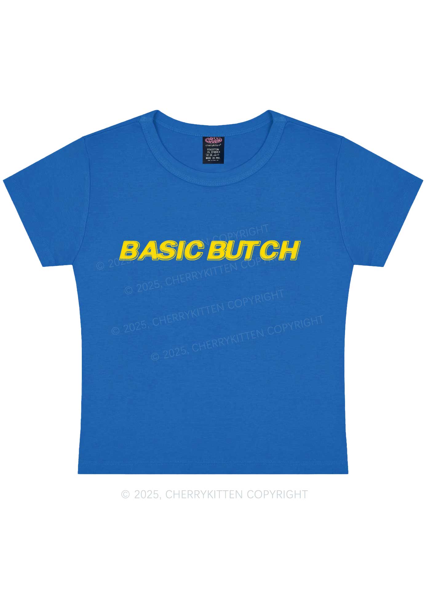 Basic Butch Y2K Baby Tee Cherrykitten
