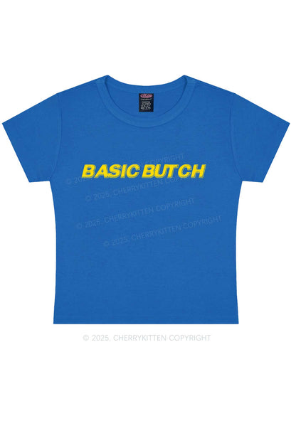 Basic Butch Y2K Baby Tee Cherrykitten