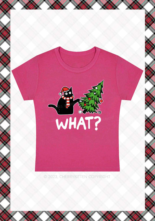 What Christmas Tree Baby Tee Cherrykitten