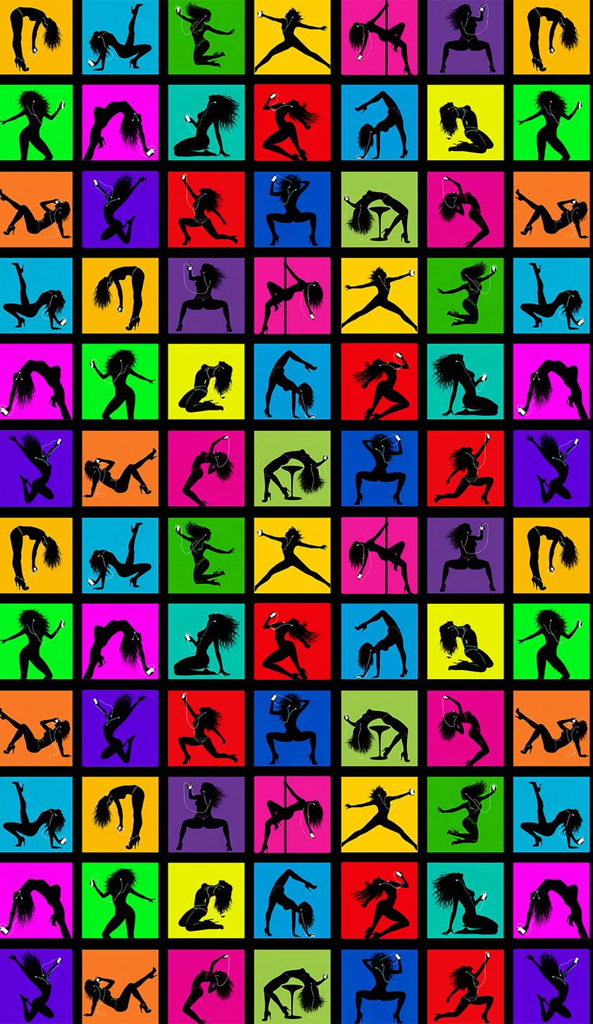 Dancer Silhouette Y2K Phone Case Cherrykitten