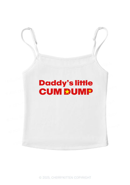 Daddys Little Cum Dump Y2K Spaghetti Strap Cami Cherrykitten