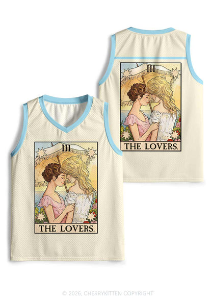Vintage Beach Lesbian Lovers Pride Y2K Sport Jersey Tank Cherrykitten