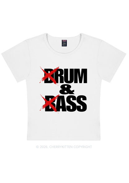 DnB Graffiti Y2K Baby Tee Cherrykitten