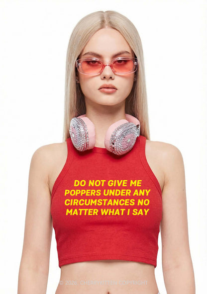 Do Not Give Me Pxppers Y2K Crop Tank Top Cherrykitten