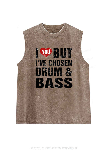 Chosen Drum And Bass Y2K Washed Muscle Tank Cherrykitten