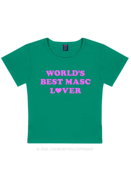 Worlds Best Masc Lover Pride Y2K Baby Tee Cherrykitten