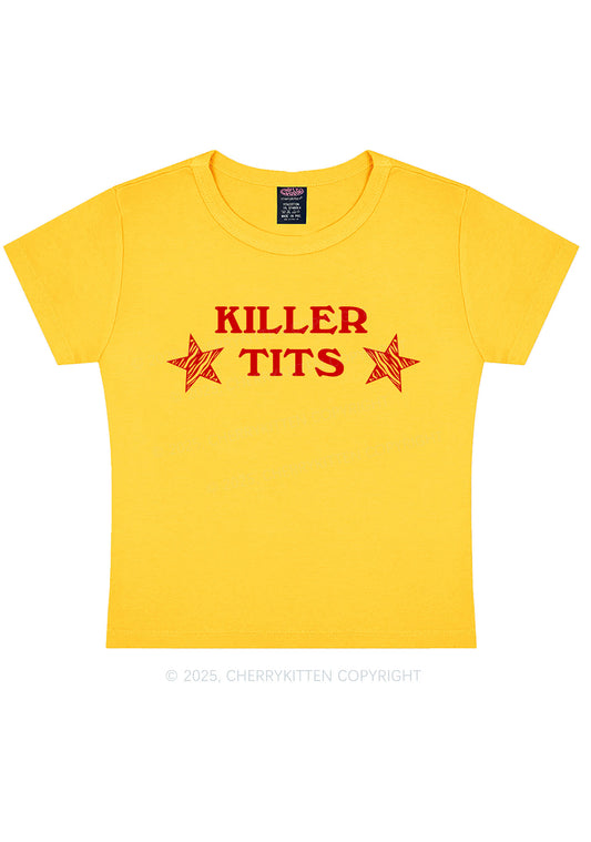 Killer Txts Y2K Baby Tee Cherrykitten