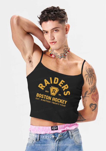 Boston Hockey HR Y2K Spaghetti Strap Cami Cherrykitten
