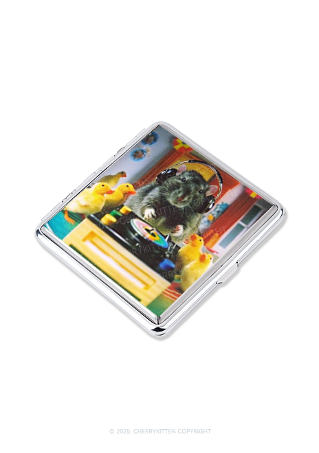 DJ Rat Duck Y2K Cigarette Case Cherrykitten