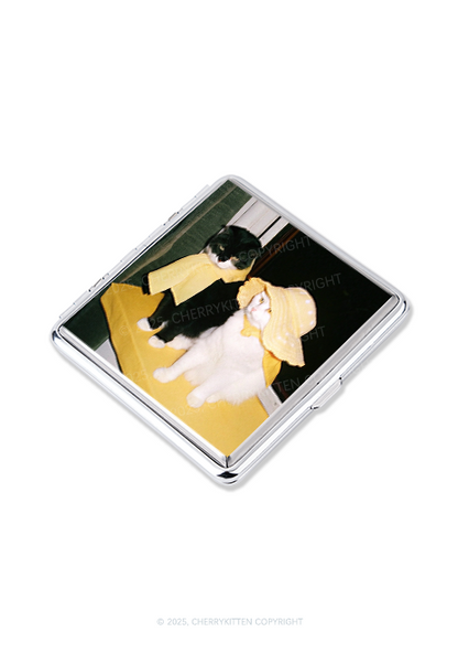Cats Friend Y2K Cigarette Case Cherrykitten
