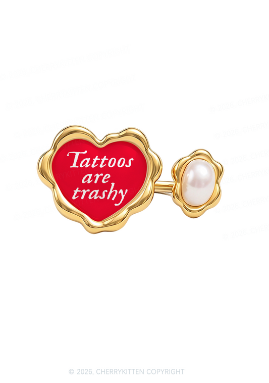 Tattoos Are Trashy Y2K Rings Cherrykitten