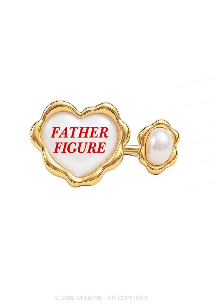 Father Figure Y2K Rings Cherrykitten