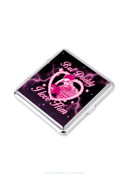 Custom But Daddy I Love Him Valentine's Day Y2K Cigarette Case Cherrykitten