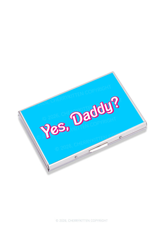 Yes Daddy Valentine's Day Y2K Mirror Cigarette Case Cherrykitten