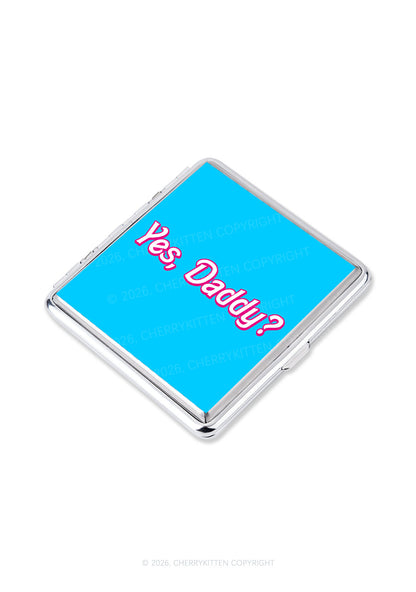 Yes Daddy Valentine's Day Y2K Cigarette Case Cherrykitten