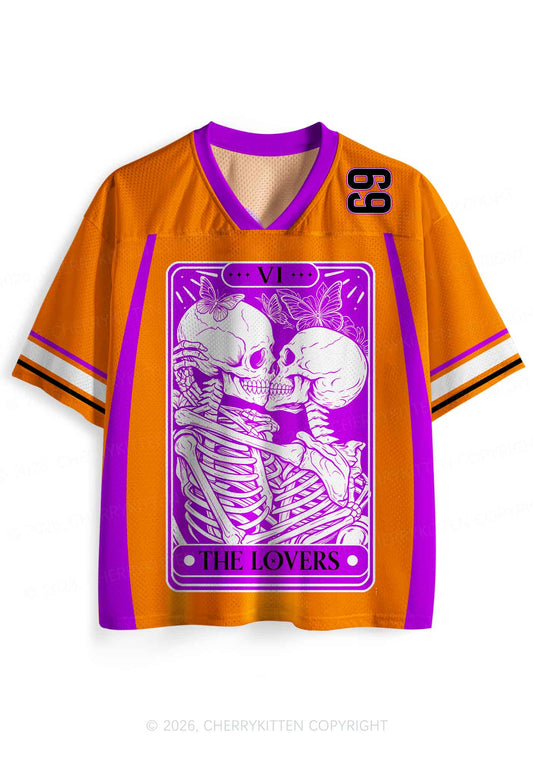 The Skeleton Lovers Y2K Sport Jersey Shirts Cherrykitten