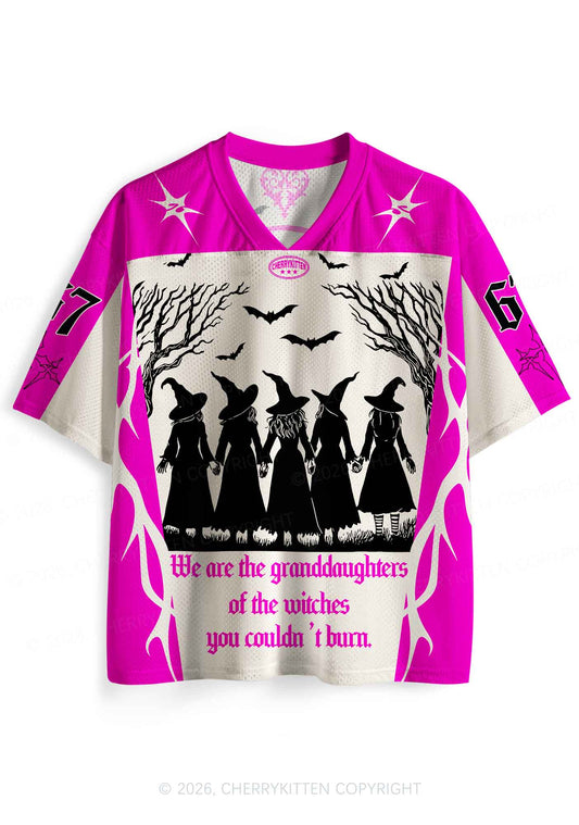 Halloween Granddaughters Of Witches Y2K Sport Jersey Shirts Cherrykitten