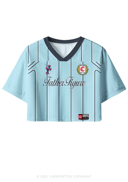 Custom Father Figure Y2K Crop Sport Jersey Shirts Cherrykitten
