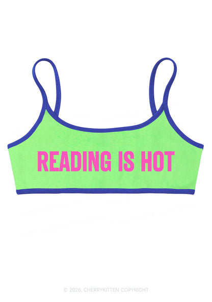 Reading Is Hot Y2K Super Crop Cami Cherrykitten
