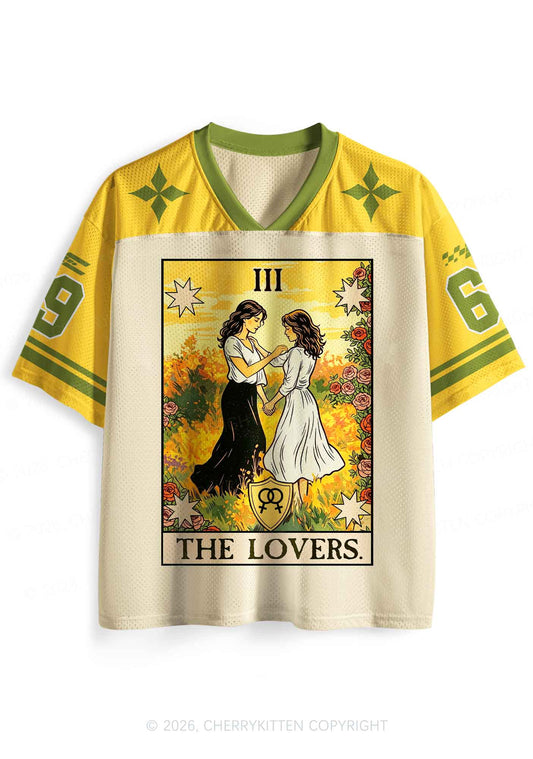 Lesbian Couple Dancing Pride Y2K Sport Jersey Shirts Cherrykitten