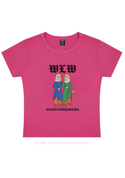 Wenches Loving Wenches Pride Y2K Baby Tee Cherrykitten