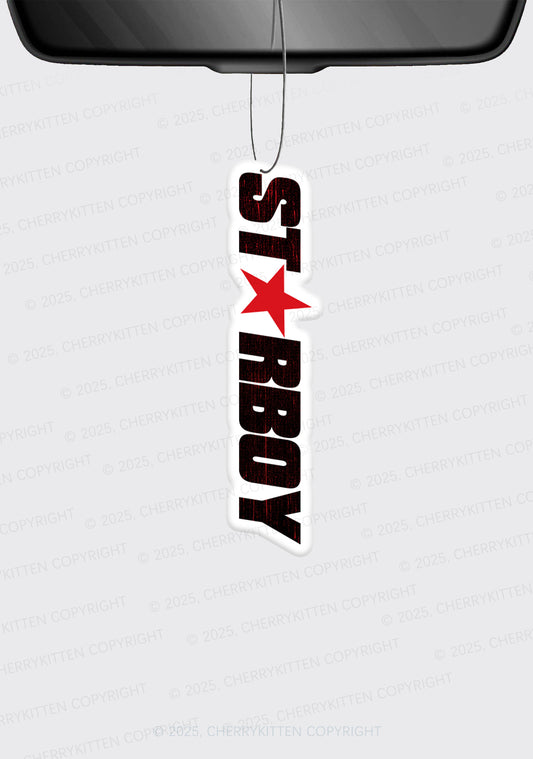 Red Starboy 1Pc Y2K Car Air Freshener Cherrykitten