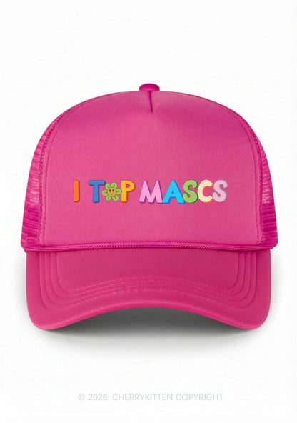 I Top Mascs Pride Y2K Trucker Hat Cherrykitten