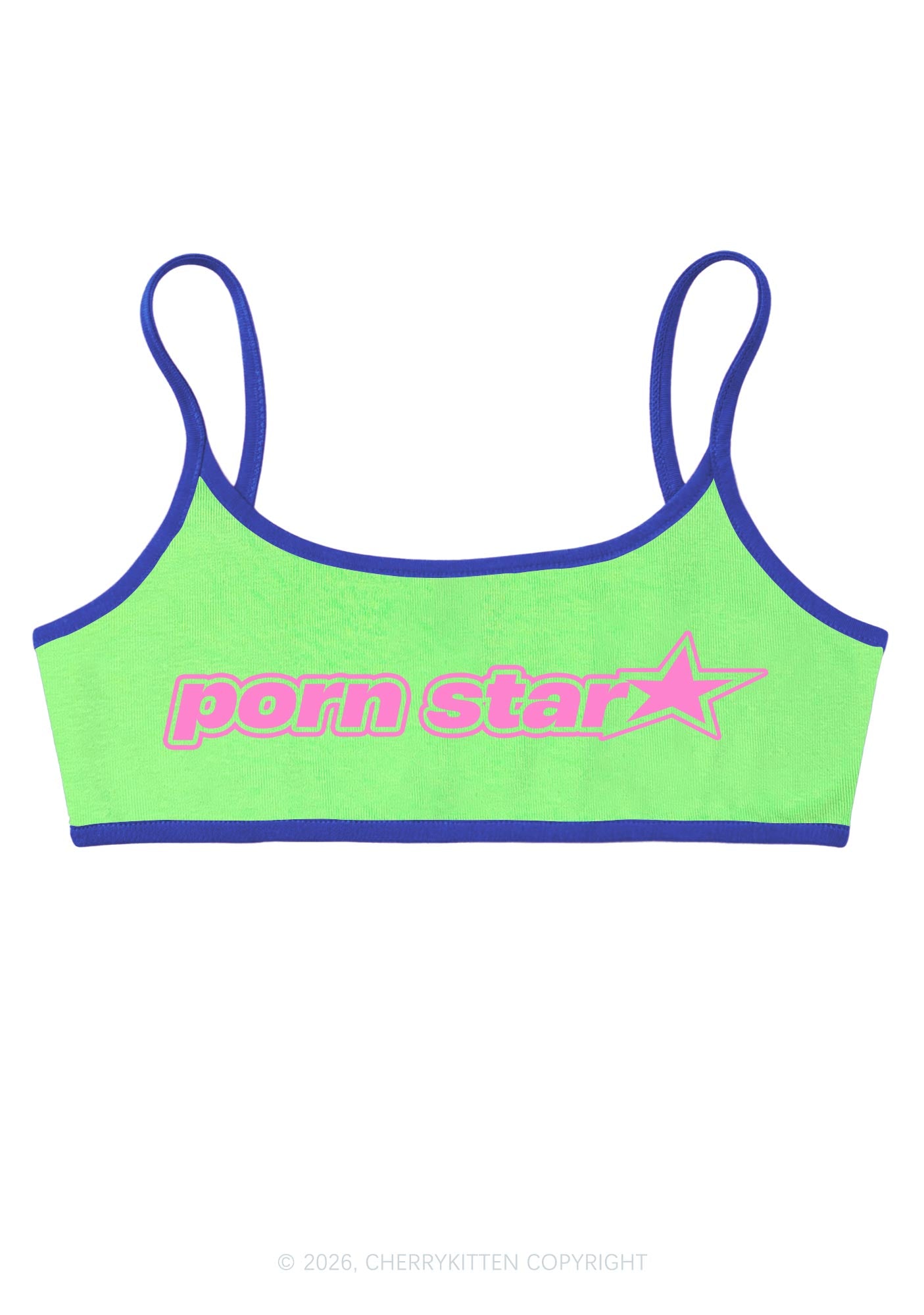 Pxrn Star Y2K Super Crop Cami Cherrykitten