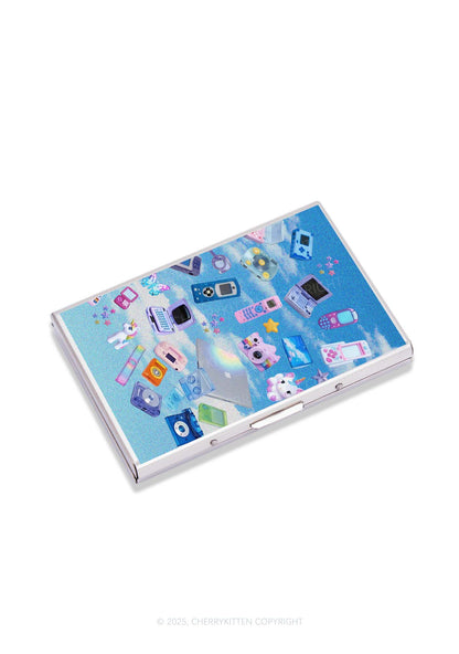 Punk Digital Y2K Mirror Cigarette Case Cherrykitten