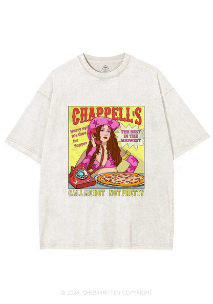 Call Me Hot Y2K Washed Tee Cherrykitten