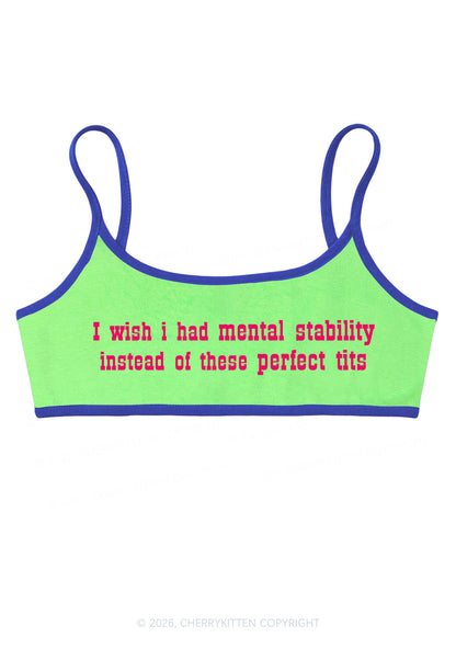 Mental Stability Instead Perfect Txts Y2K Super Crop Cami Cherrykitten