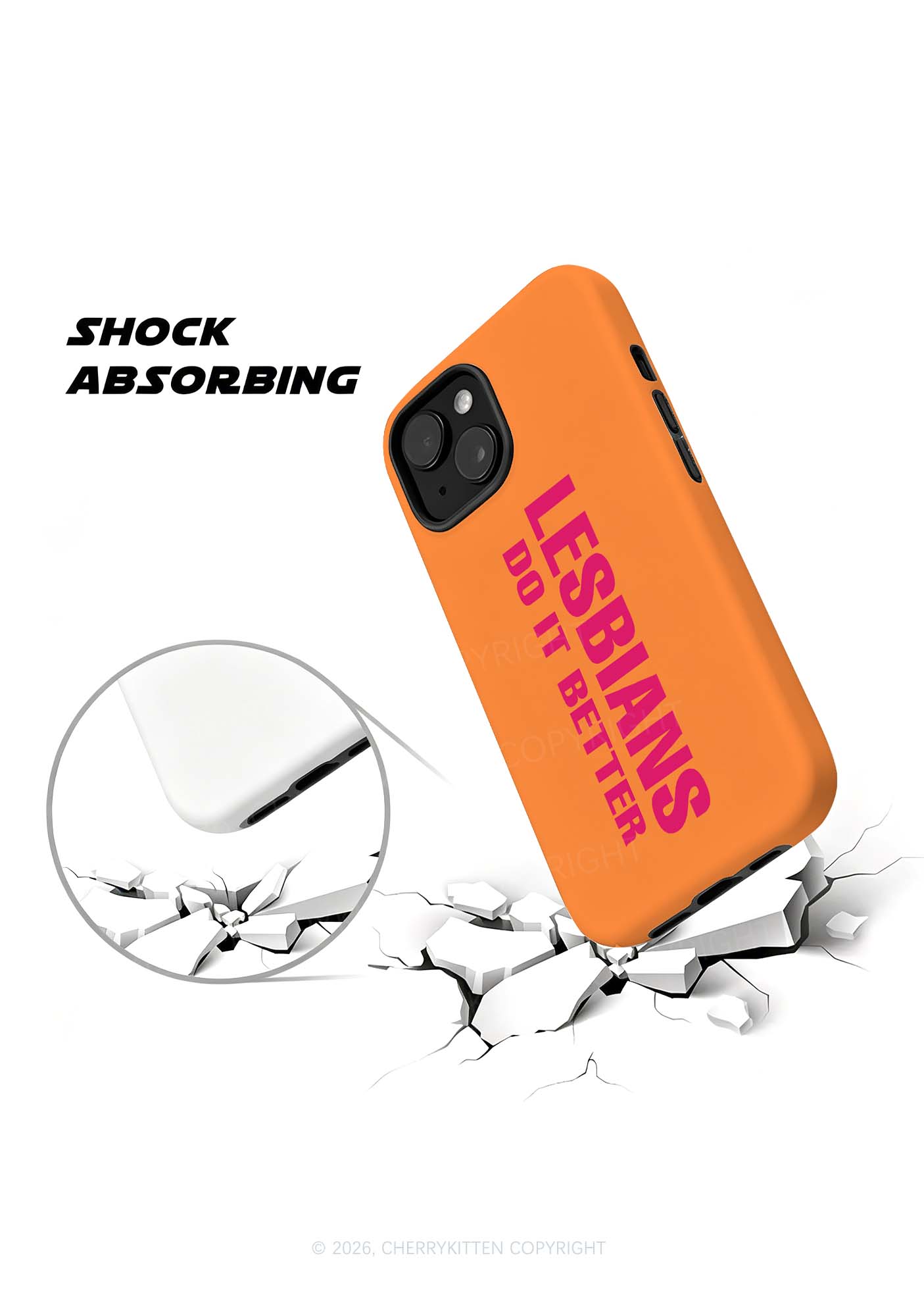 Lesbians Do It Better Pride Y2K Phone Case Cherrykitten