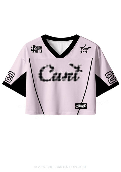 Custom Pixel Cxxt Y2K Crop Sport Jersey Shirts Cherrykitten