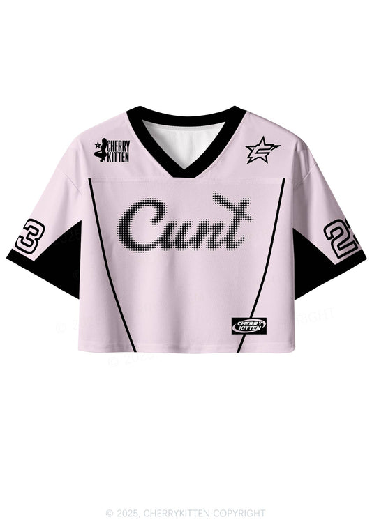 Custom Pixel Cxxt Y2K Crop Sport Jersey Shirts Cherrykitten