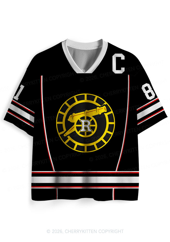 Black Gold HR Y2K Sport Jersey Shirts Cherrykitten